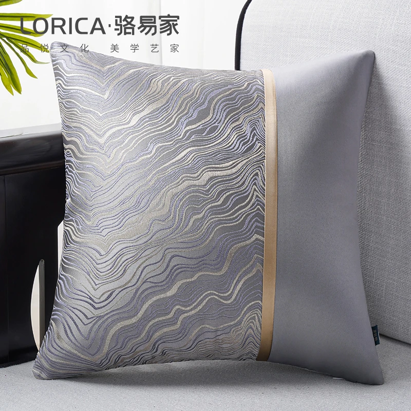 骆易家【流光溢彩】轻奢抱枕沙发客厅靠枕高端大靠背含芯床头枕套