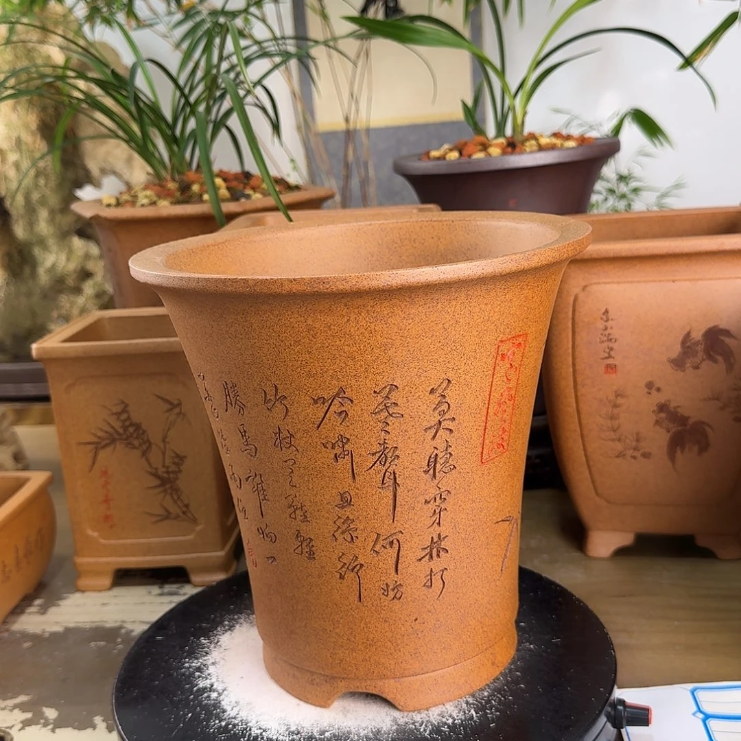 王***渤紫砂花盆紫砂花盆