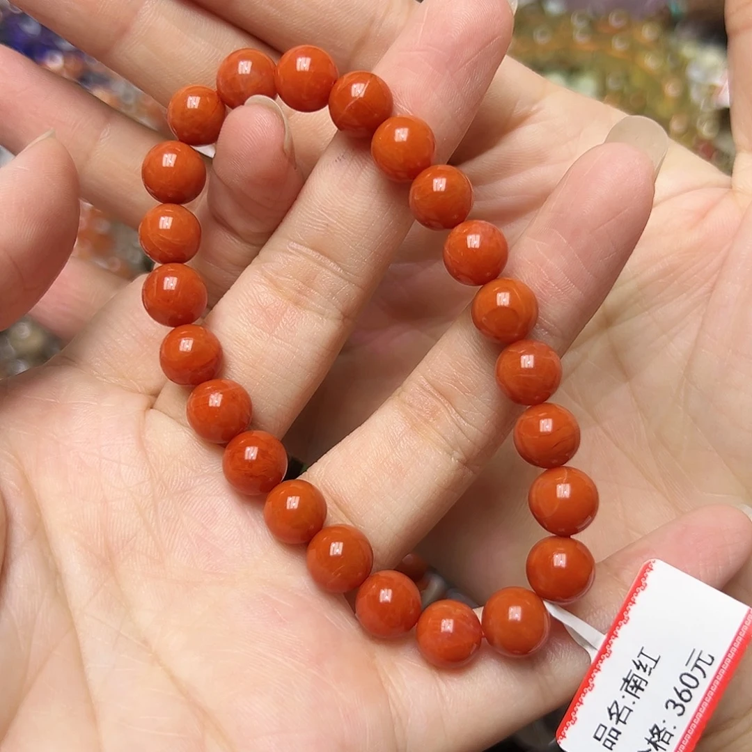 南红玛瑙未镶嵌手链多样性发一