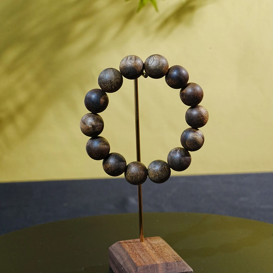 金三角金丝软油 老料沉香手串1.66cm 22.76g 250909065 A