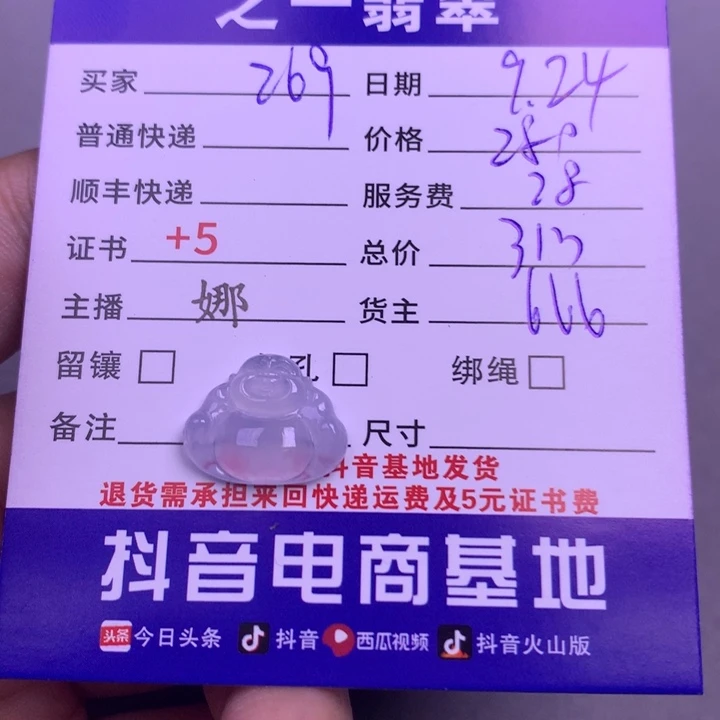 颈饰未镶嵌翡翠_****1