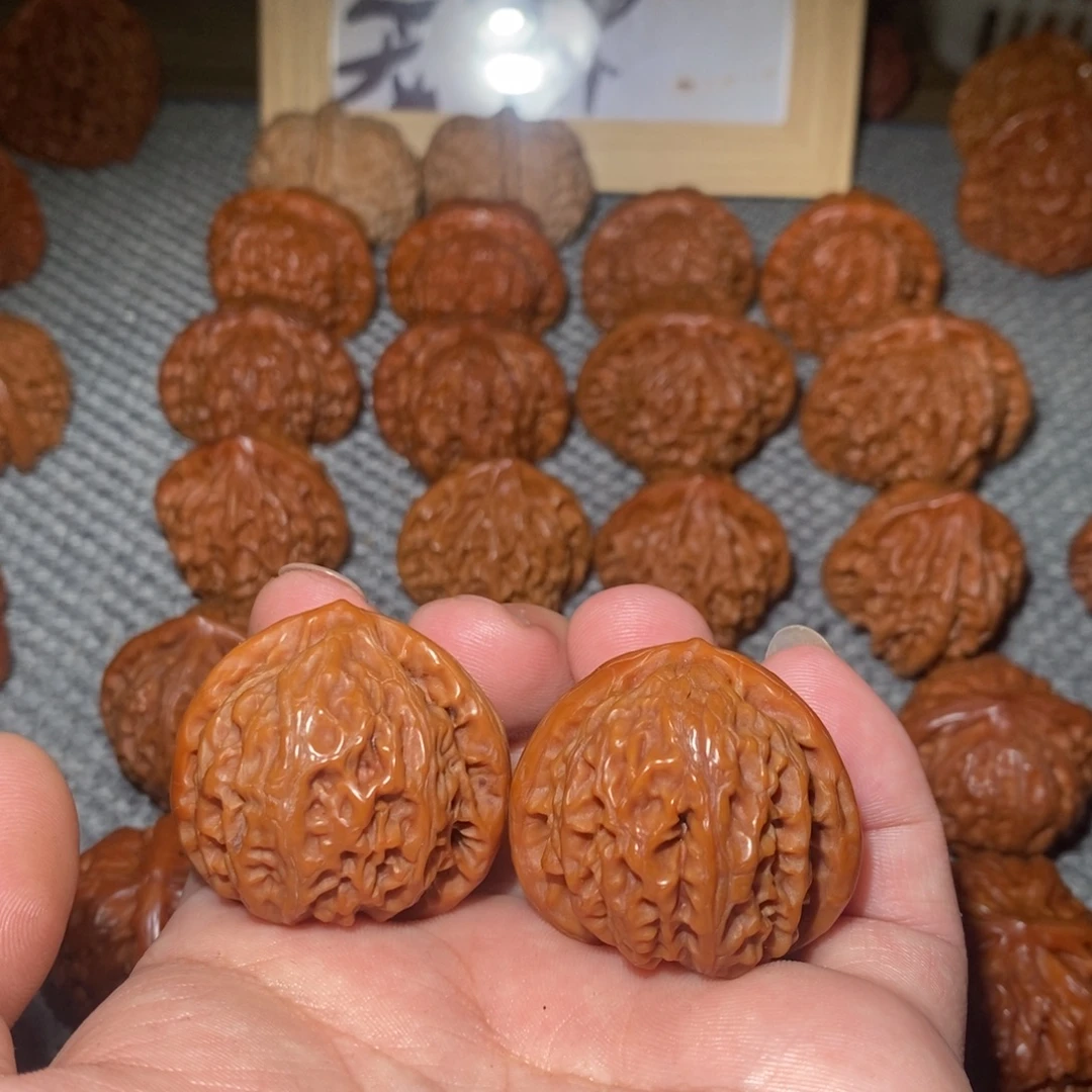 文玩核桃把件36宫灯