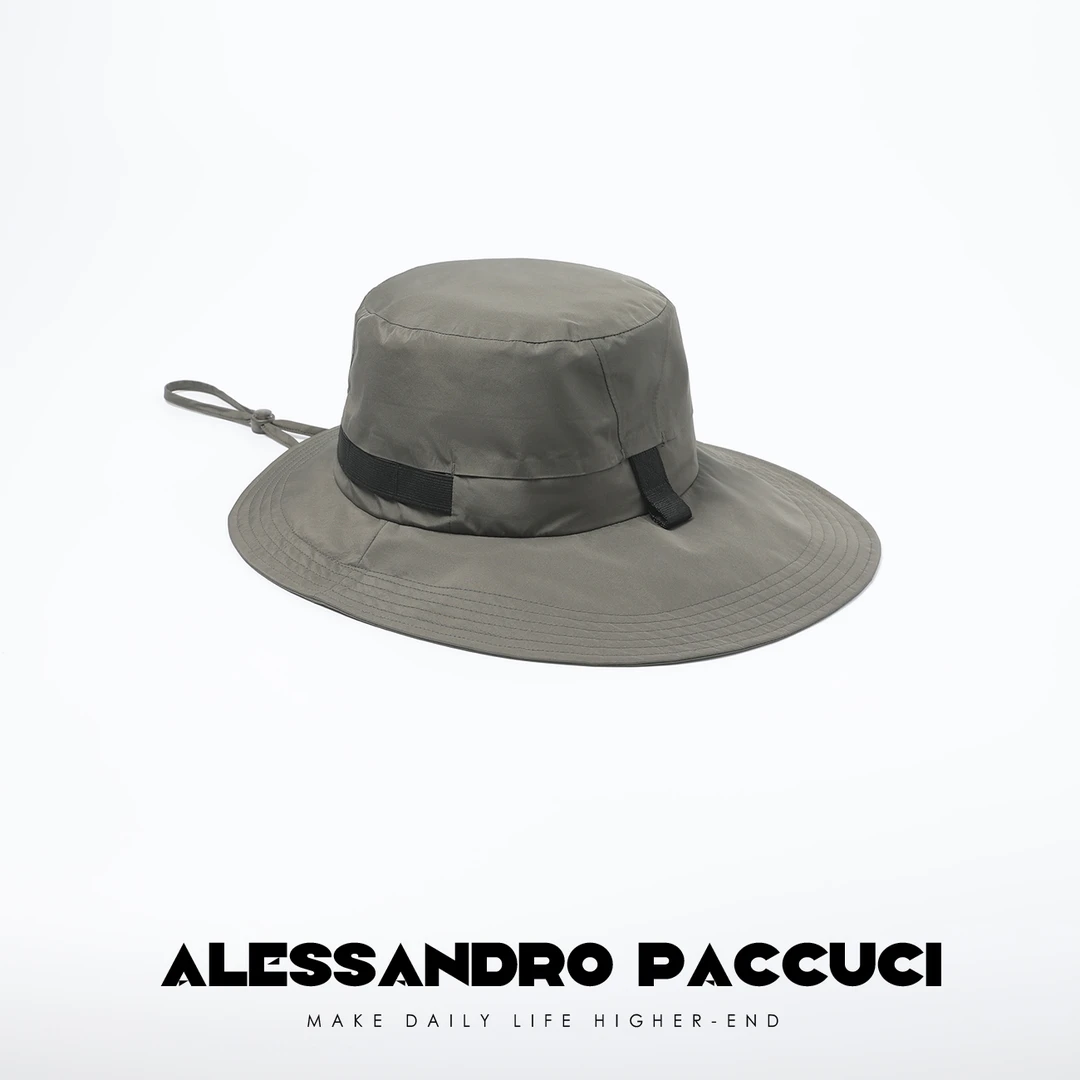 AP洛哥24881X【汐盾】防泼水户外风渔夫帽可调节纯色时尚休闲帽子