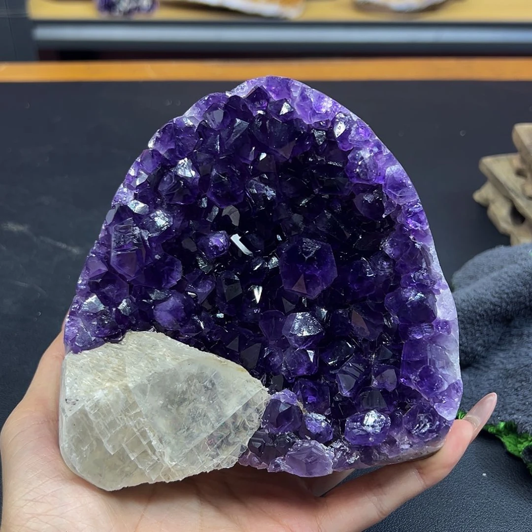 紫晶摆件未镶嵌晶体