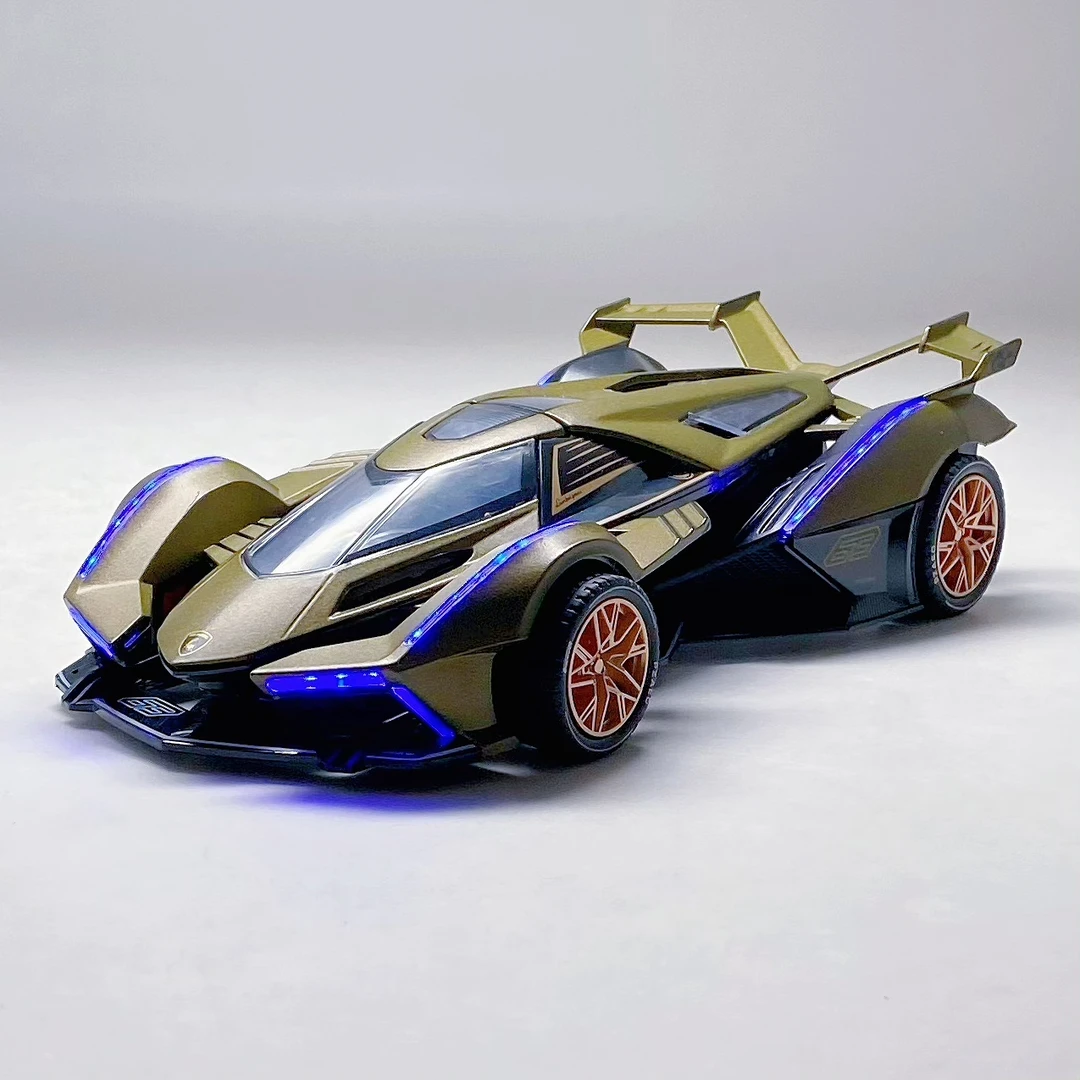 【限量28台】兰博V12GT合金全开1:24汽车模型礼品摆件