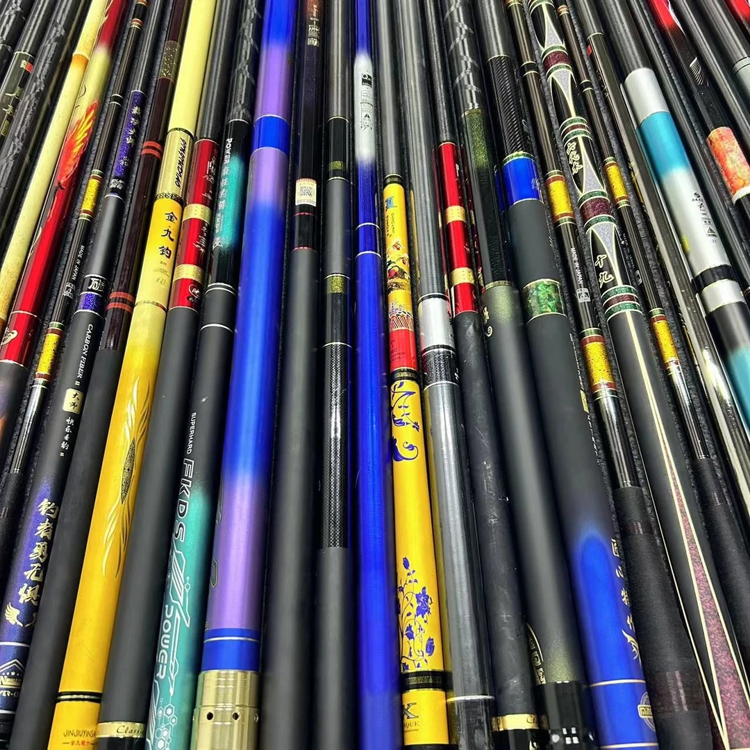 黑坑水库竿高端库存竿微瑕竿7.2米--12米