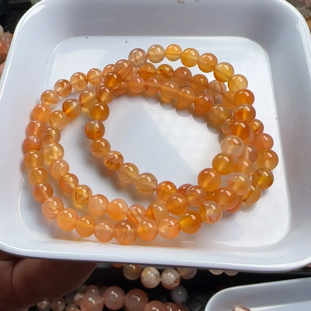 未镶嵌玛瑙/玉髓珠宝半成品