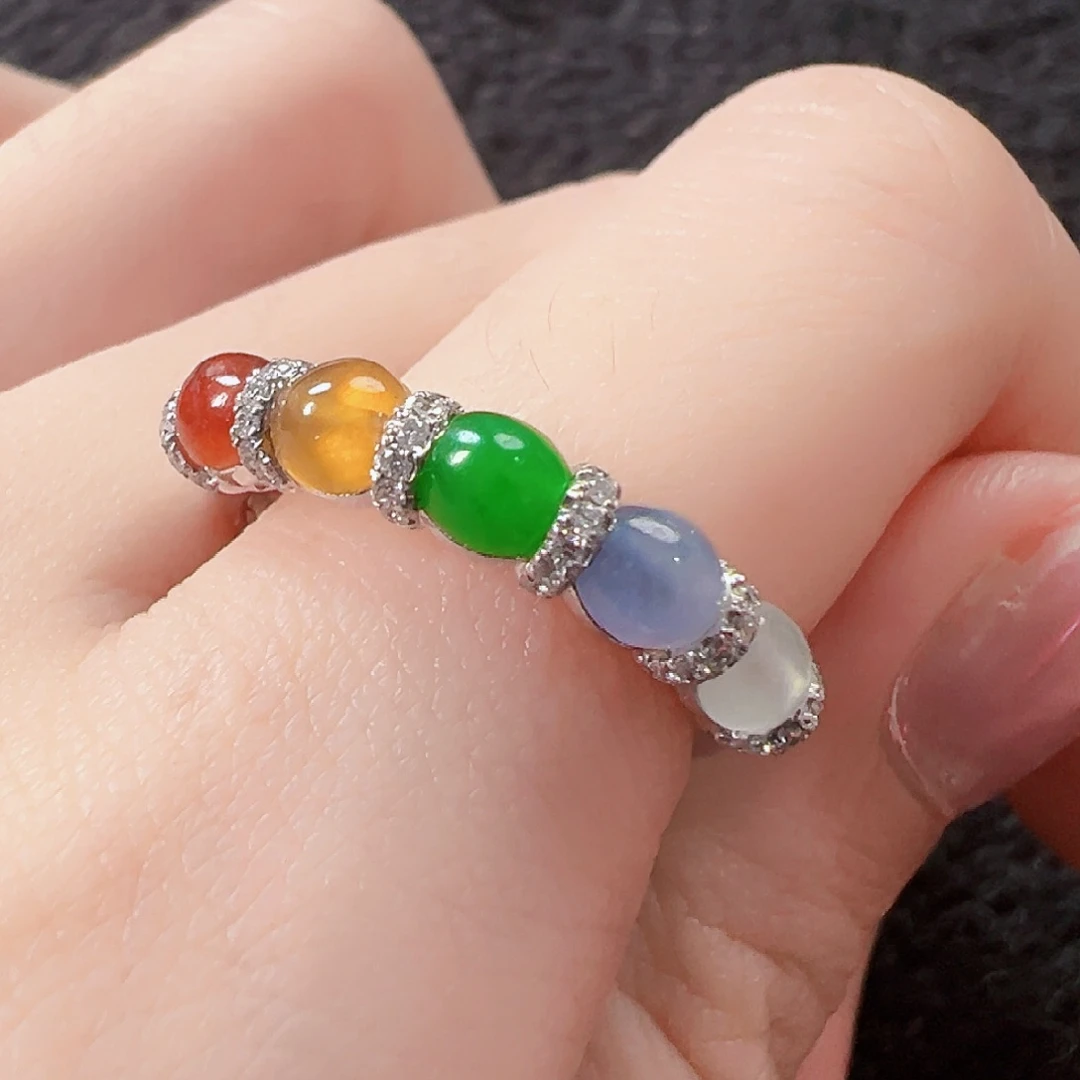 翡翠戒指18K金镶嵌【福利价】签收后24小时鉴赏期