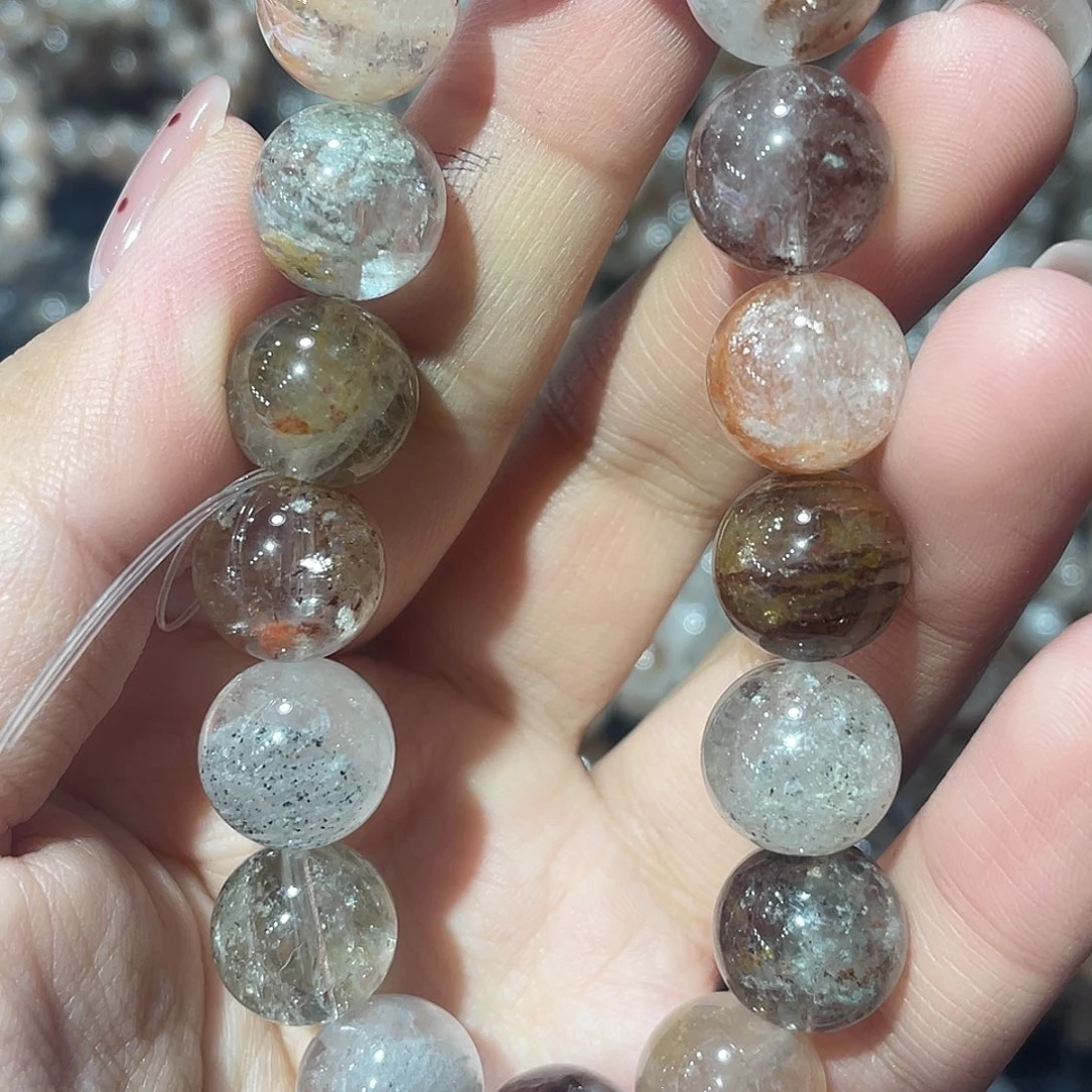 手串水晶未镶嵌四季幽灵胶花手串12Ｍ+