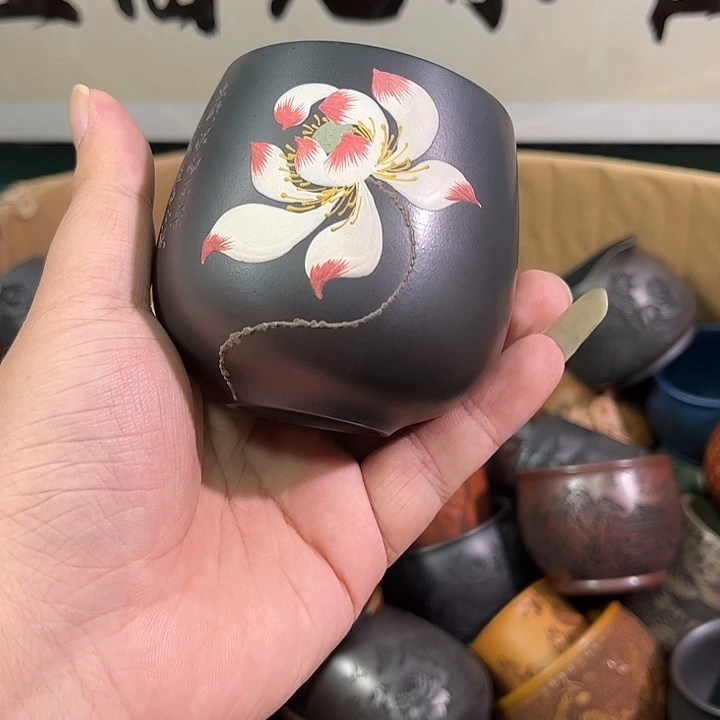 茶杯紫砂全手工紫砂主人杯