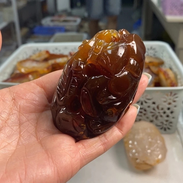玛瑙/玉髓未镶嵌吊坠(不含链)