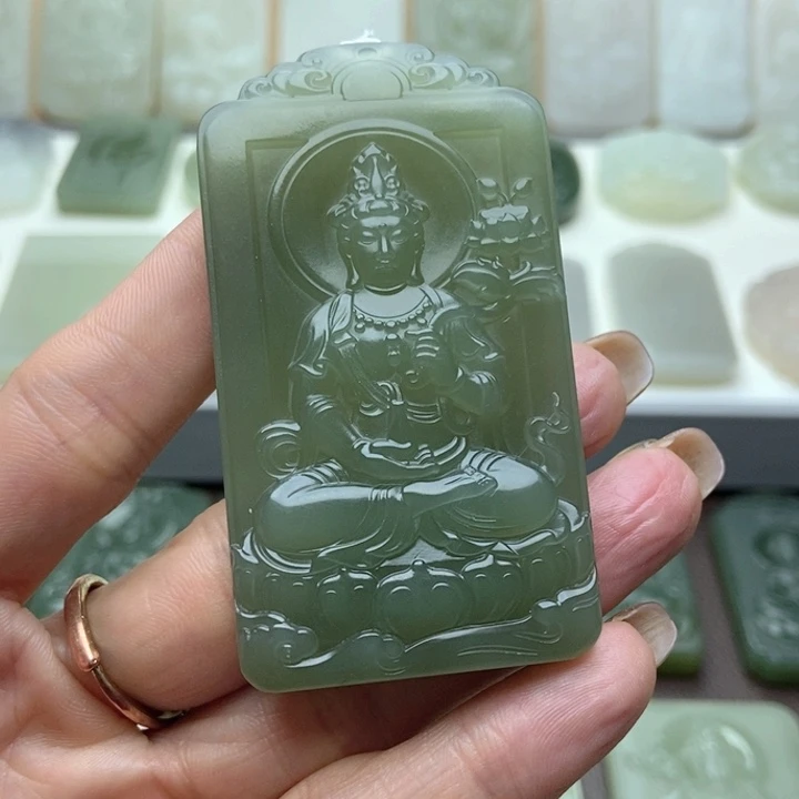 和田玉颈饰未镶嵌罗