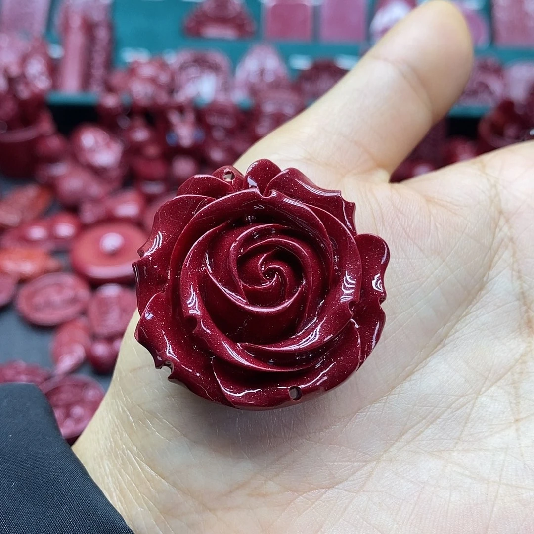 天然辰砂0000朱砂吊坠