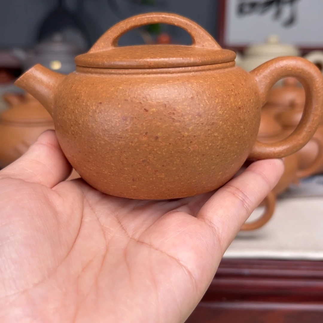 茶壶紫砂梨皮黄的160