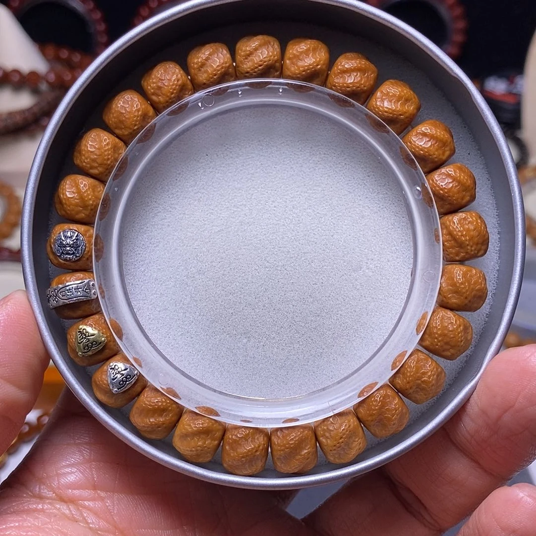 手串猴头核桃四标灵蛇听吟尺寸10左右全品