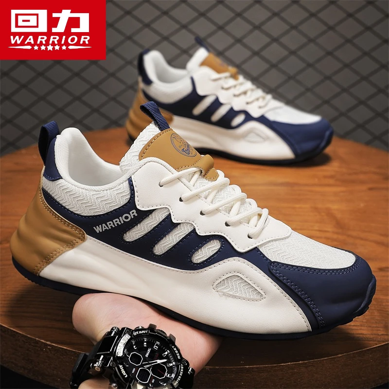 回力夏季男鞋2025新款百搭透气休闲跑步运动鞋爆款内增高老爹鞋子