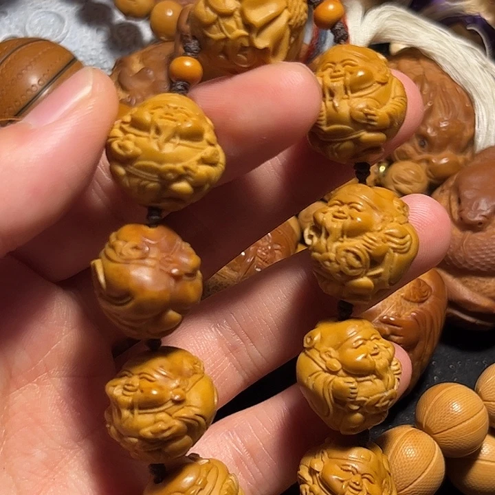 橄榄核手串/手链元甲财神