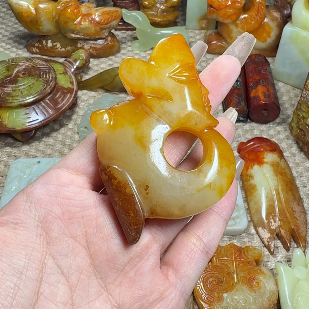白玉菩提吊坠挂件