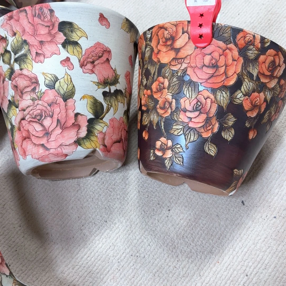 哒***哒紫砂花盆陶瓷多肉花盆精品