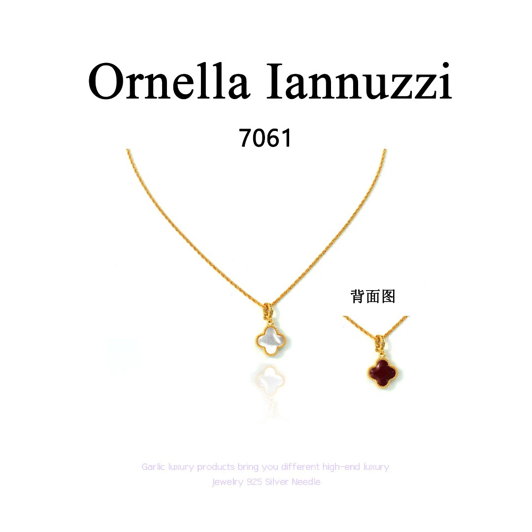 铜合金项链 Ornella Iannuzzi【双面女神】项链~7061（40+10cm）