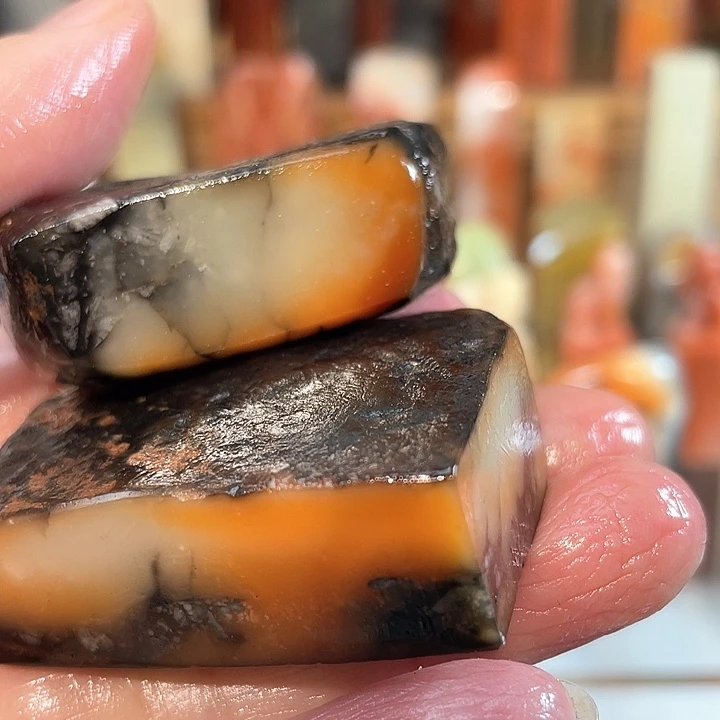 寿山石印石羽寿山石印石