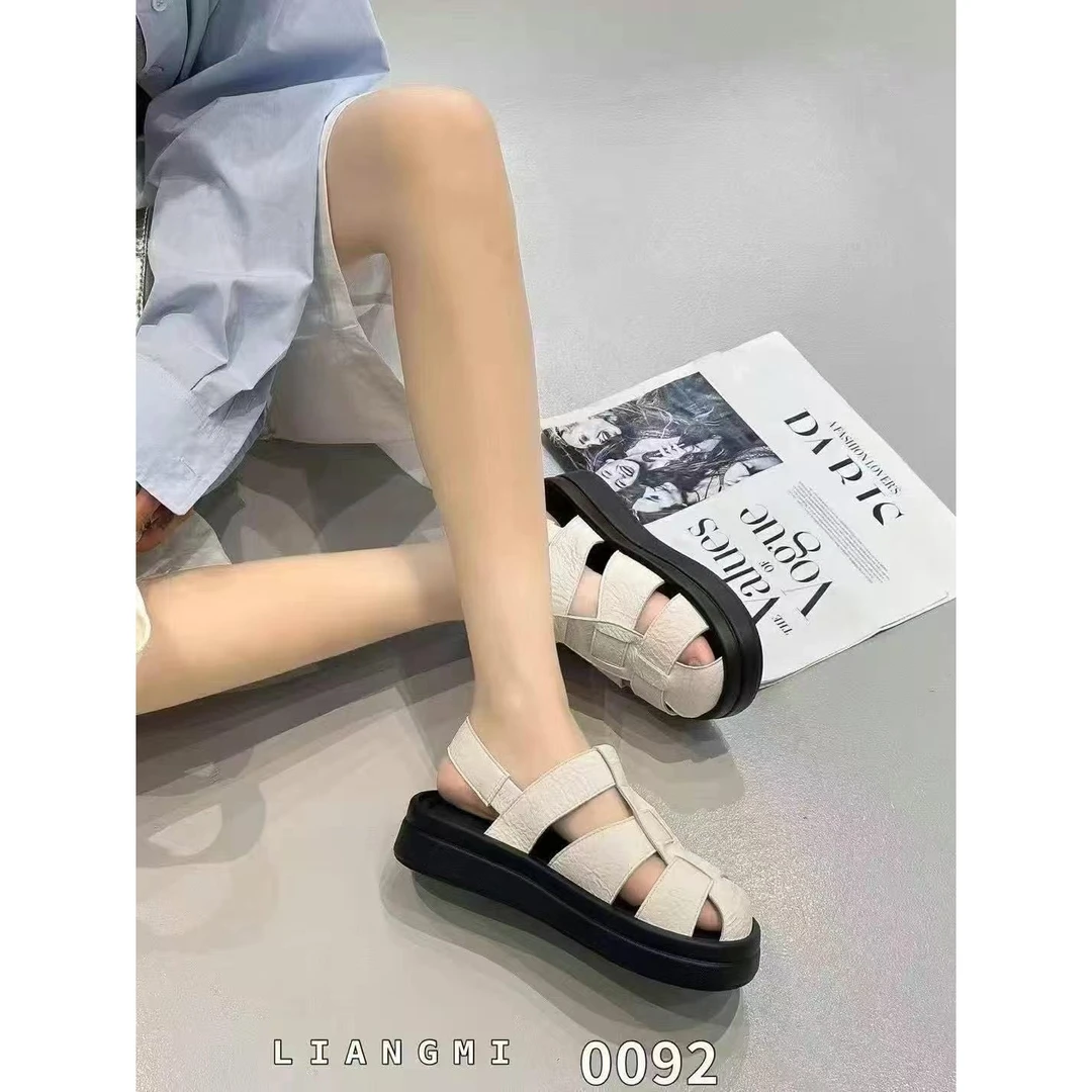 夏法式拖鞋女新款配裙子仙女风凉鞋53L0092