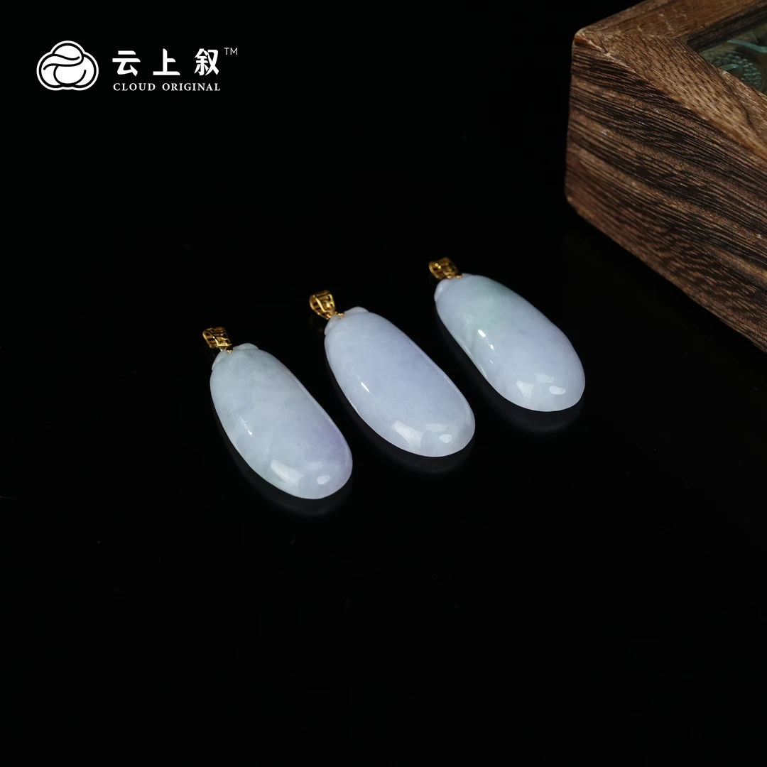 【云上叙】 13 QJD06500102 18K金翡翠吊坠-多样性发一件