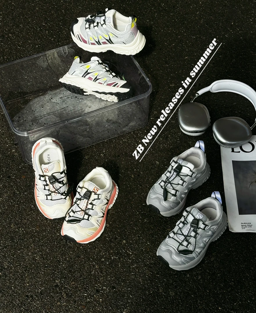 【哲豹】【萨蒙蒙-早秋】户外机能鞋儿童时尚百搭运动鞋