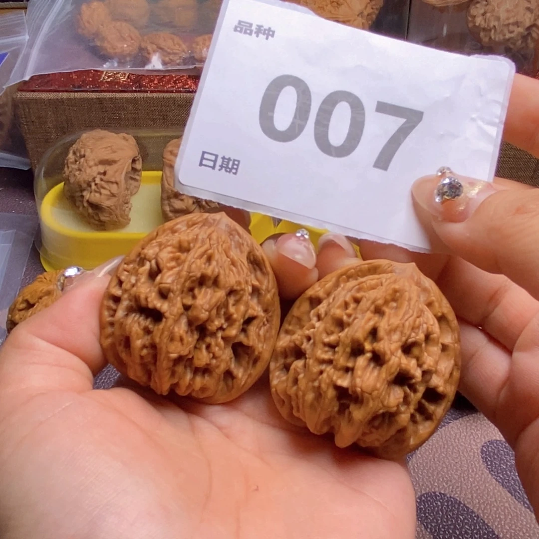 把件文玩核桃007虎头40