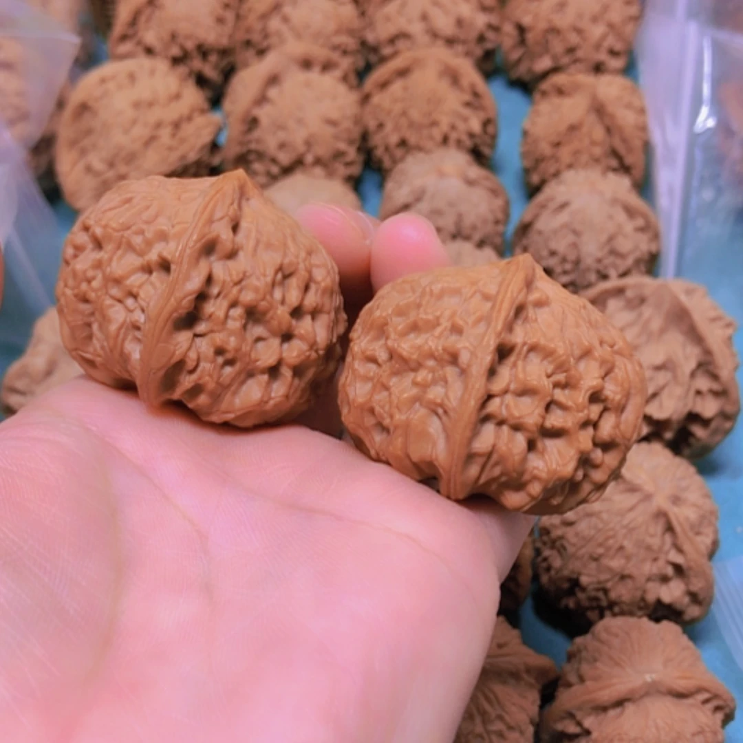 【闪购商品】摆件核桃41玉枕元宝修尖出油