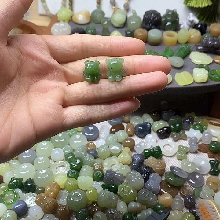 未镶嵌和田玉挂件熊98一个多样性发其一