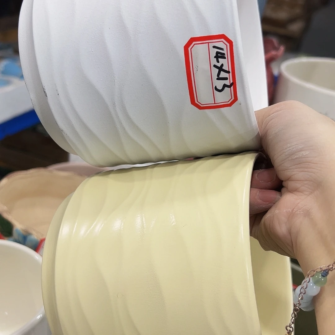 外贸尾单陶瓷花盆凑10米包邮