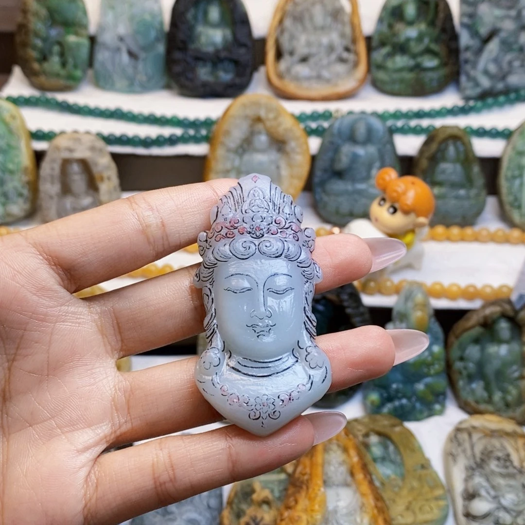 晨***雨定制翡翠未镶嵌翡翠定制链接