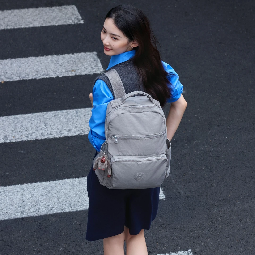 【琥珀流光】Kipling2025时尚大容量电脑包吐司包双肩包|SO BABY