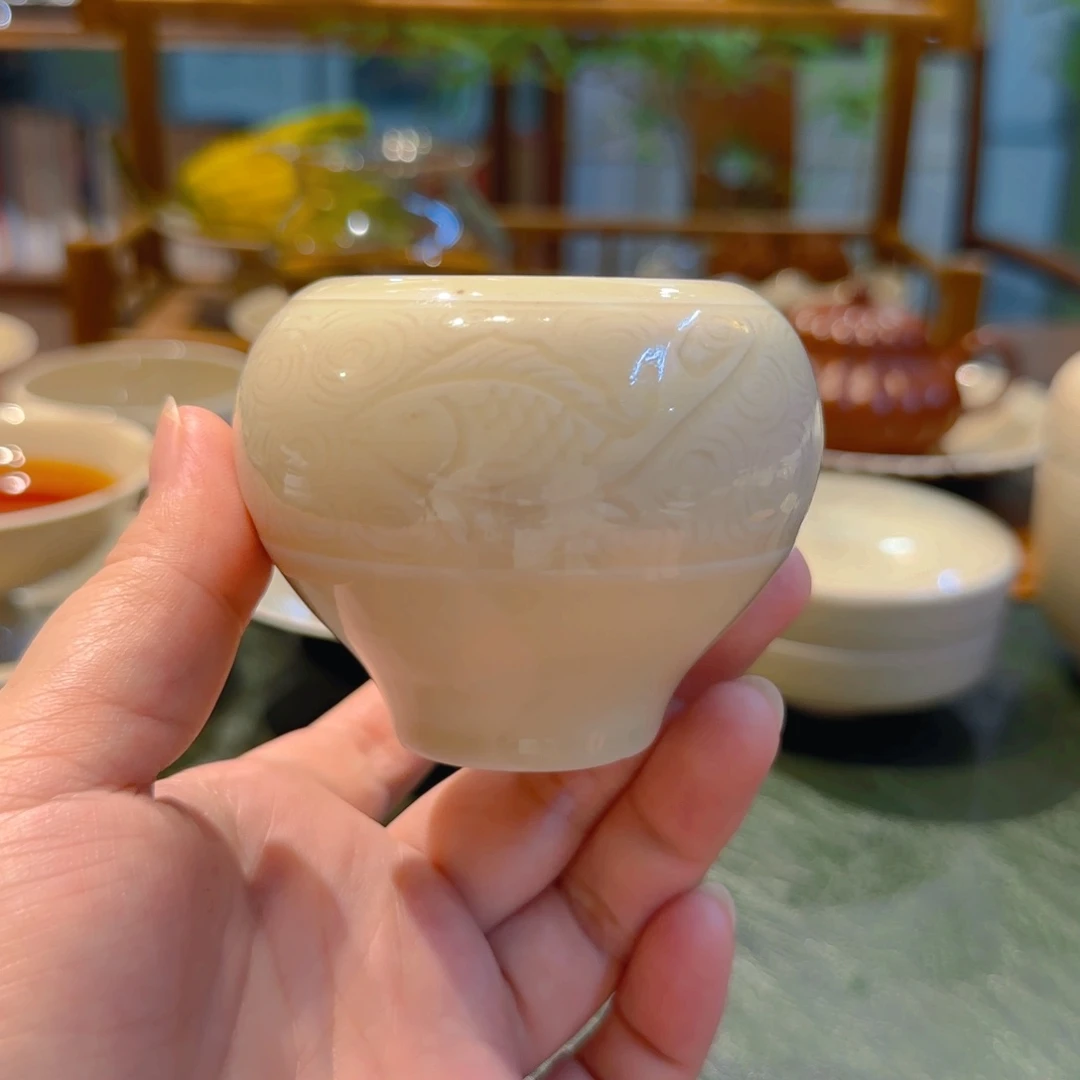 仿古小水丞 鱼纹160ml