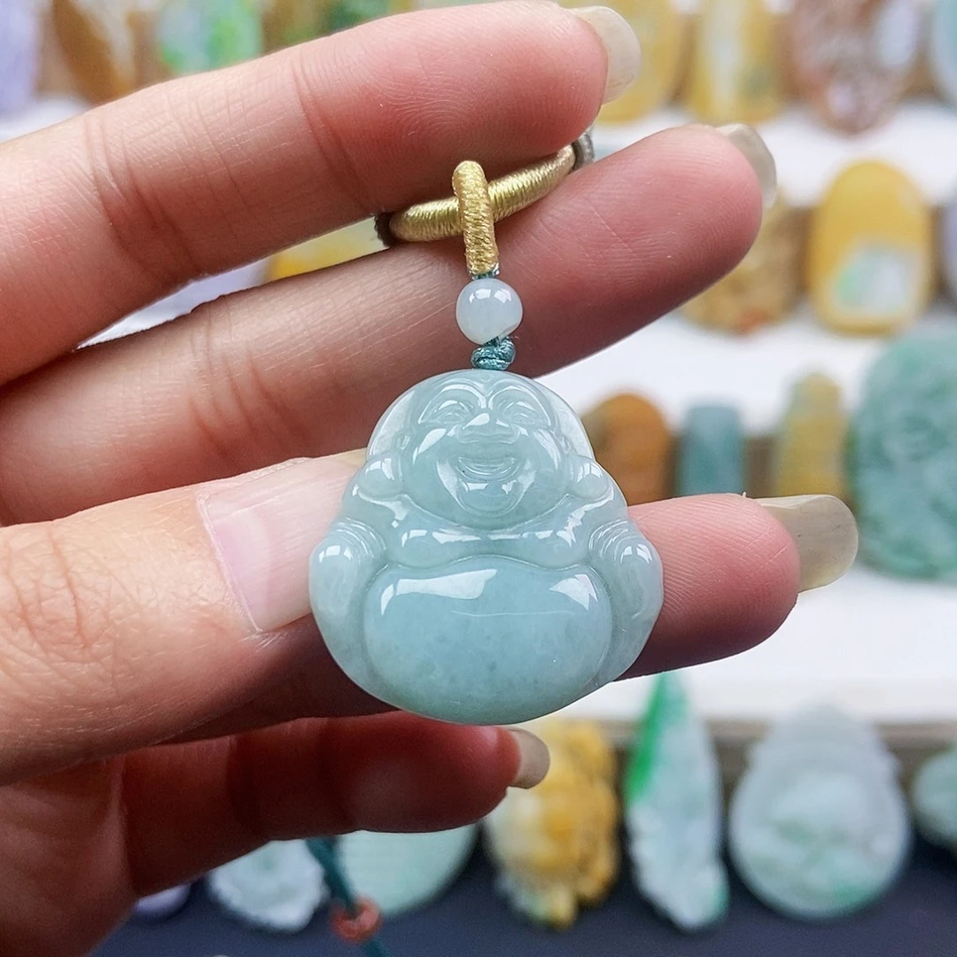 颈饰未镶嵌翡翠佛