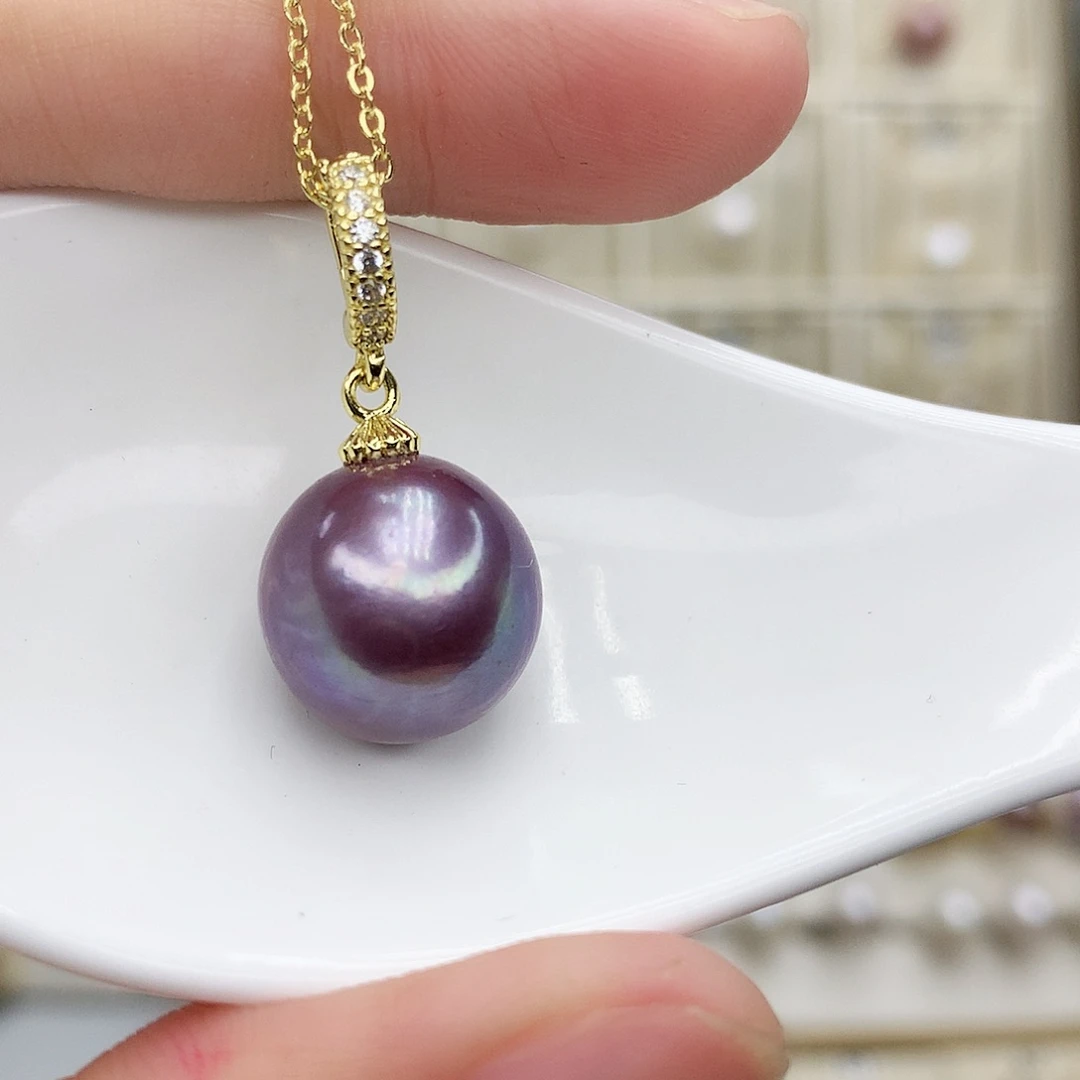 淡水珍珠颈饰合金