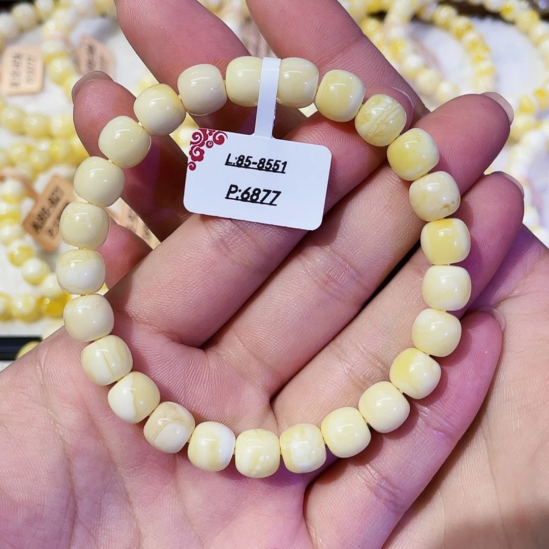 蜜蜡未镶嵌手串8.5mmm