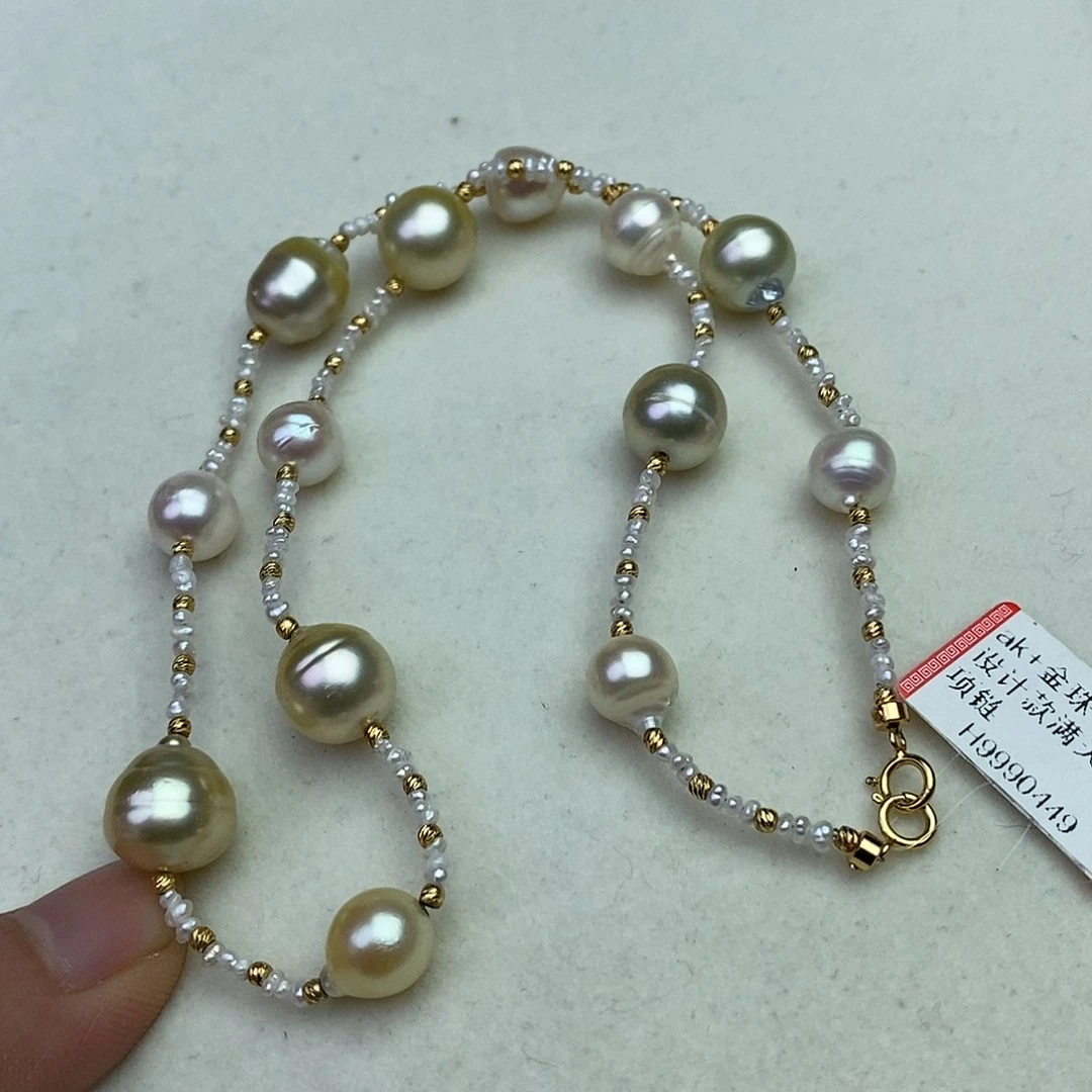 海水珍珠颈饰银S925镶嵌