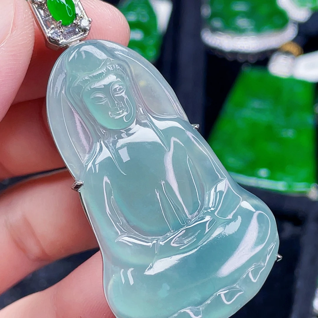 翡翠未镶嵌颈饰666