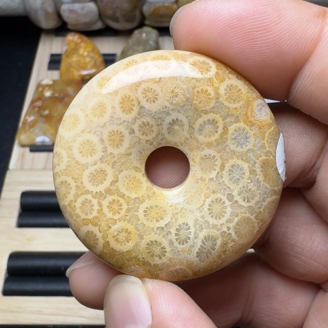 未镶嵌纯天然色有机玉石保真色硅化玉