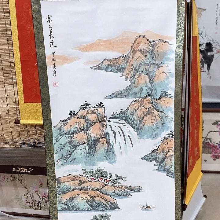手工装裱字画作品
