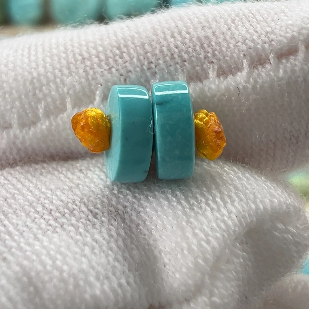 未镶嵌绿松石配饰6mm