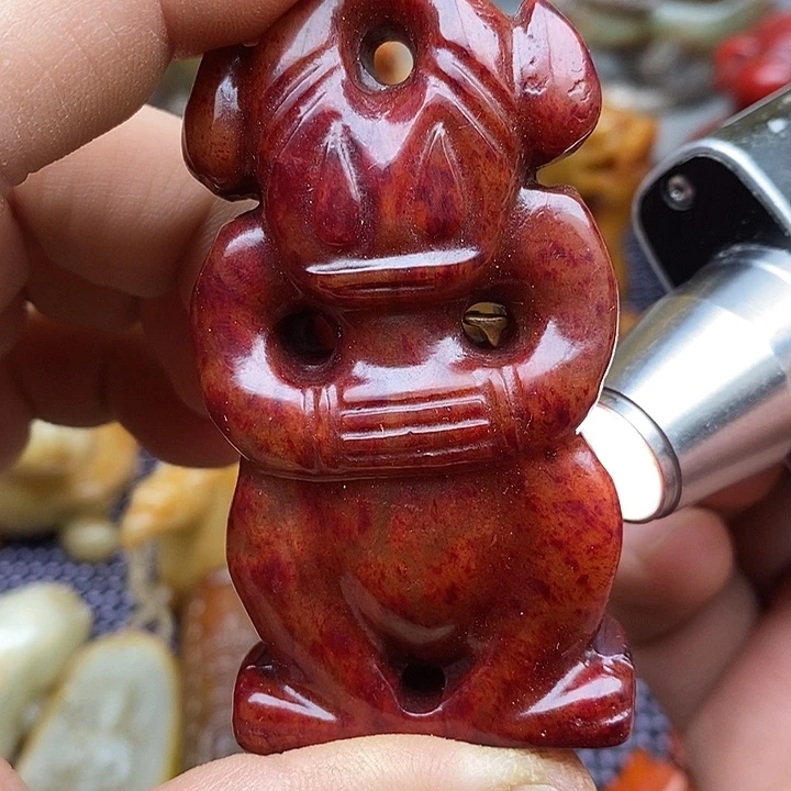 未镶嵌蛇纹石玉颈饰