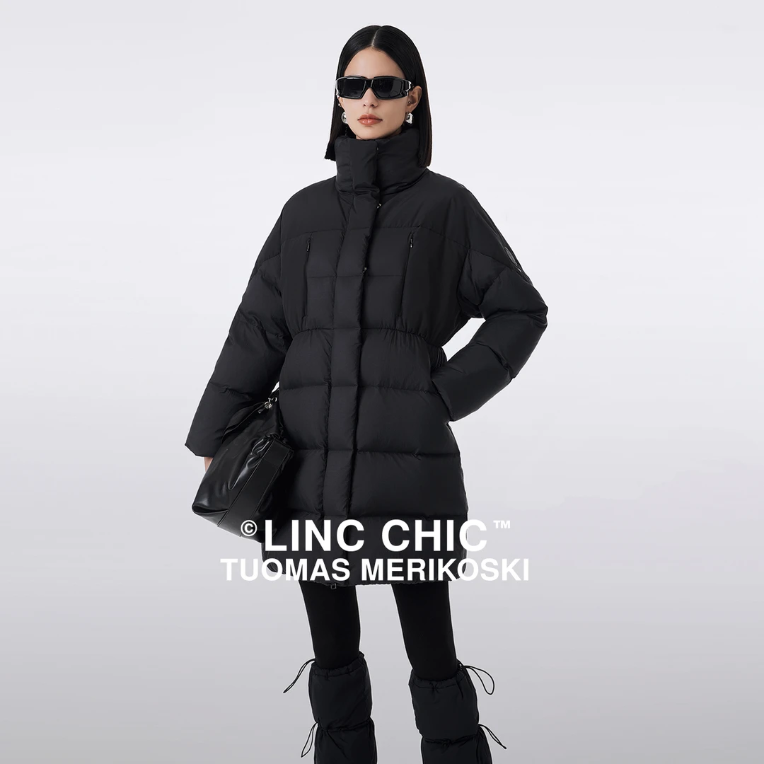 LINCCHIC/金羽杰中长款鹅绒服Y23606334
