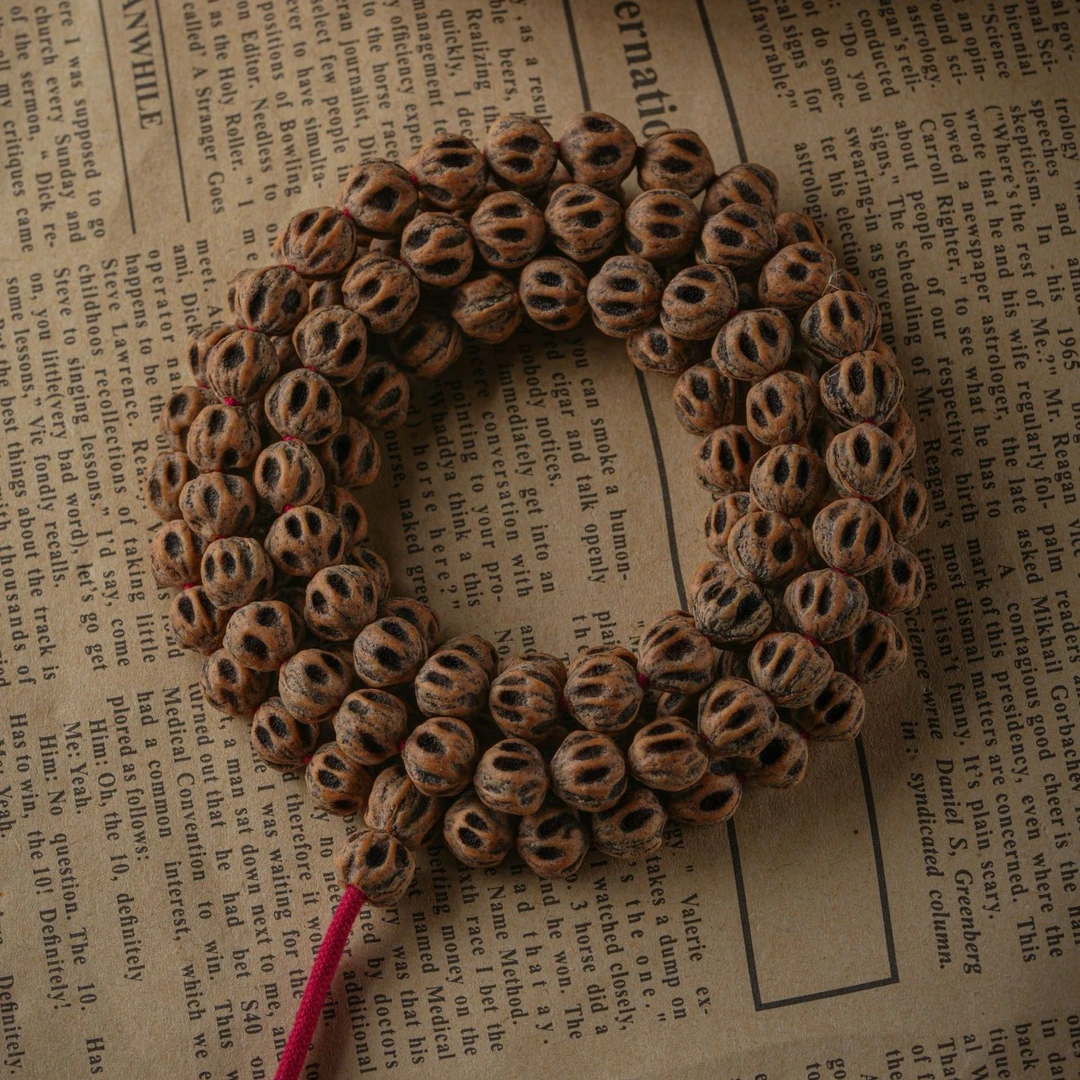 【太和奢品】AS001高端定制一物一图文玩百香籽长串 尺寸8mm左右