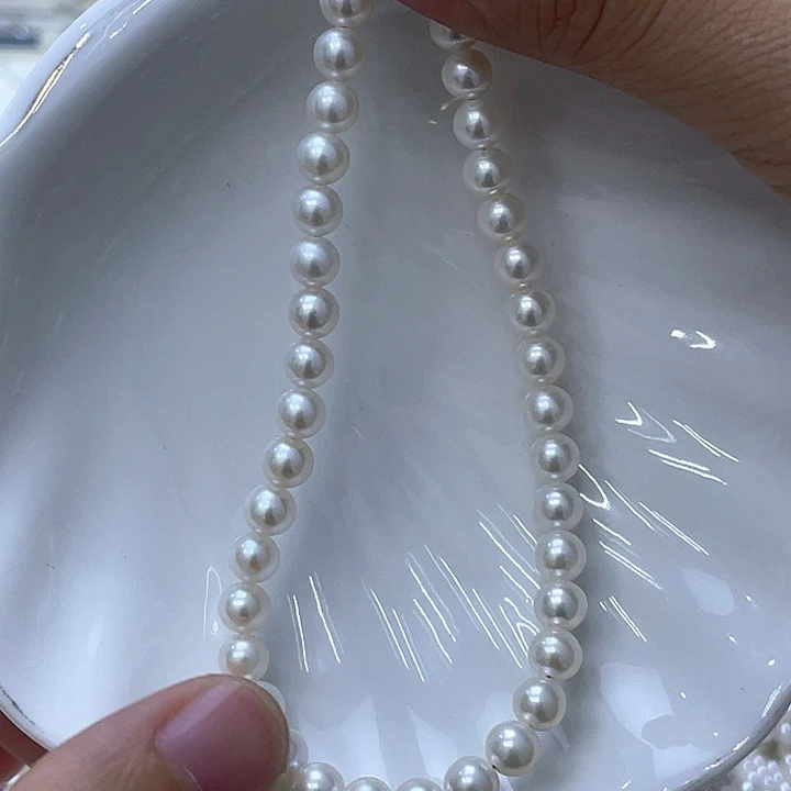 淡水珍珠颈饰银S925镶嵌