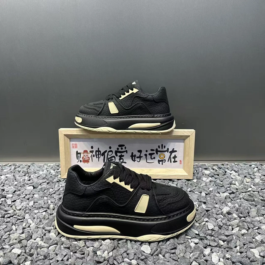 秋冬男士2025时尚休闲鞋单棉同款加绒厚底舒适潮流运动百搭男鞋