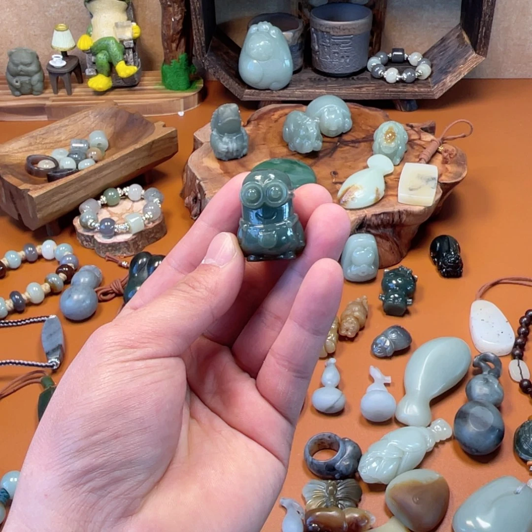 和田玉（糖玉）未镶嵌车挂