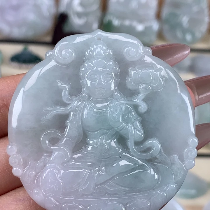 颈饰未镶嵌翡翠大势至